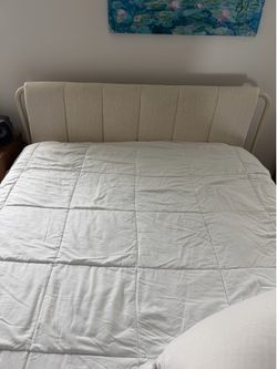 Gently Used Queen Size Bed Frame & Mattress