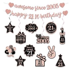 Happy 21st Birthday Banner