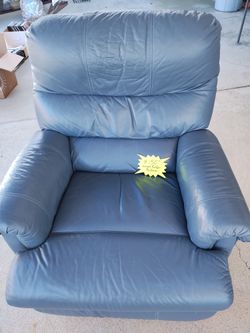 Blue Swivel Rocker Recliner