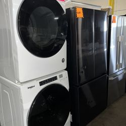 Whirlpool White Washer And Dryer Set H9J