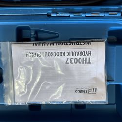Hydraulic Knockout Set Brand New 