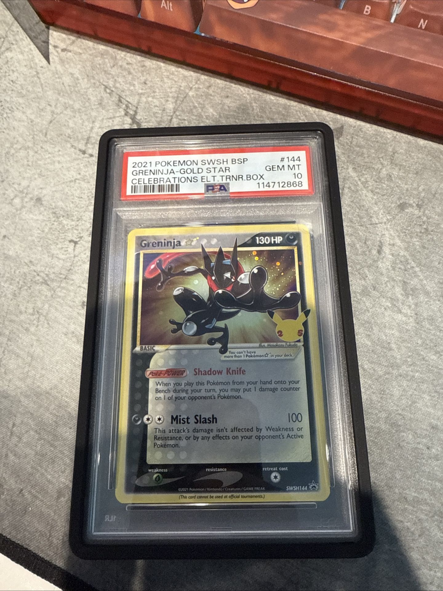 Greninja gold star Psa 10