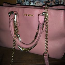 Pink Steve Madden Handbag New! 