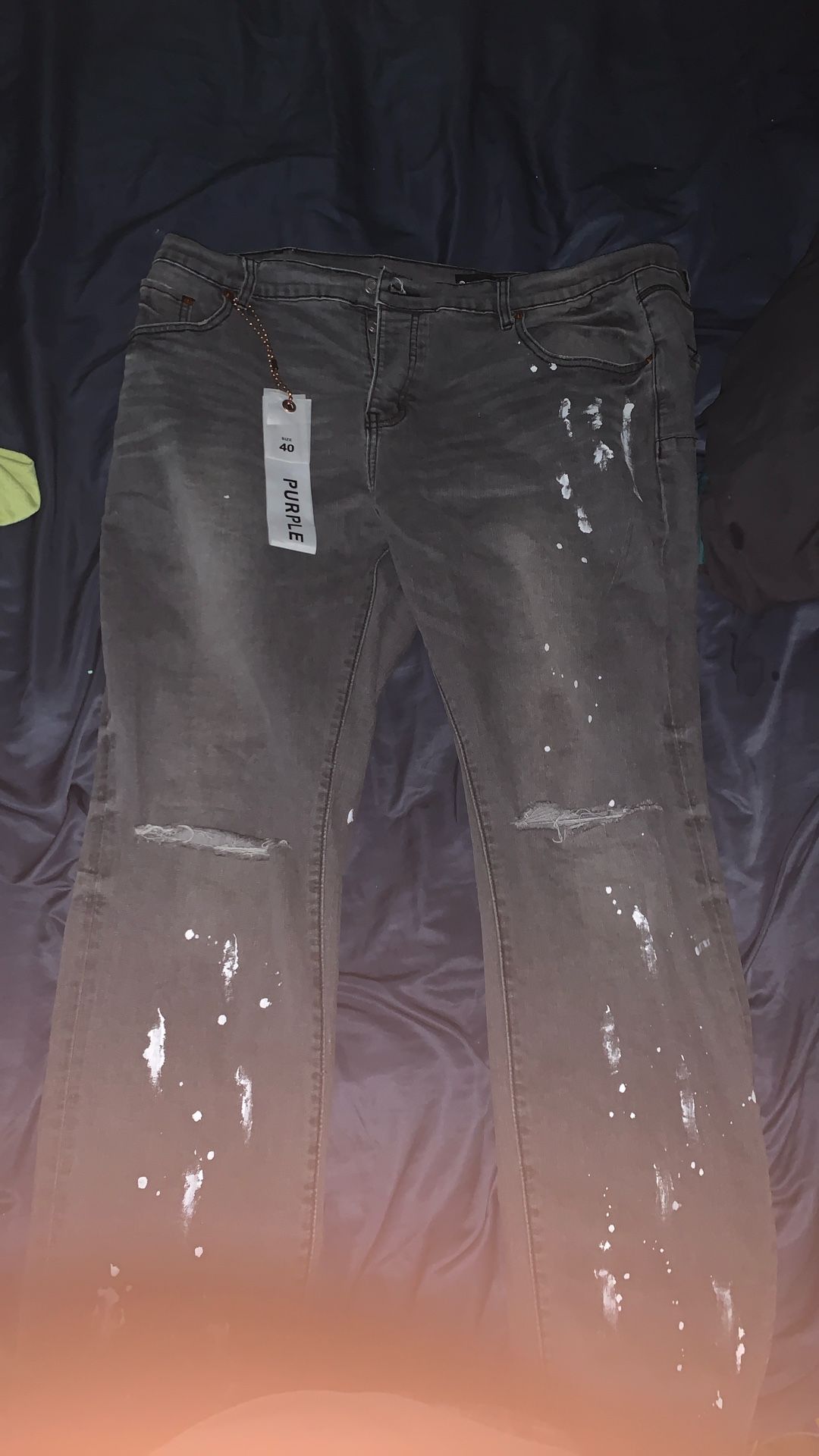 Purple Jeans Size 40