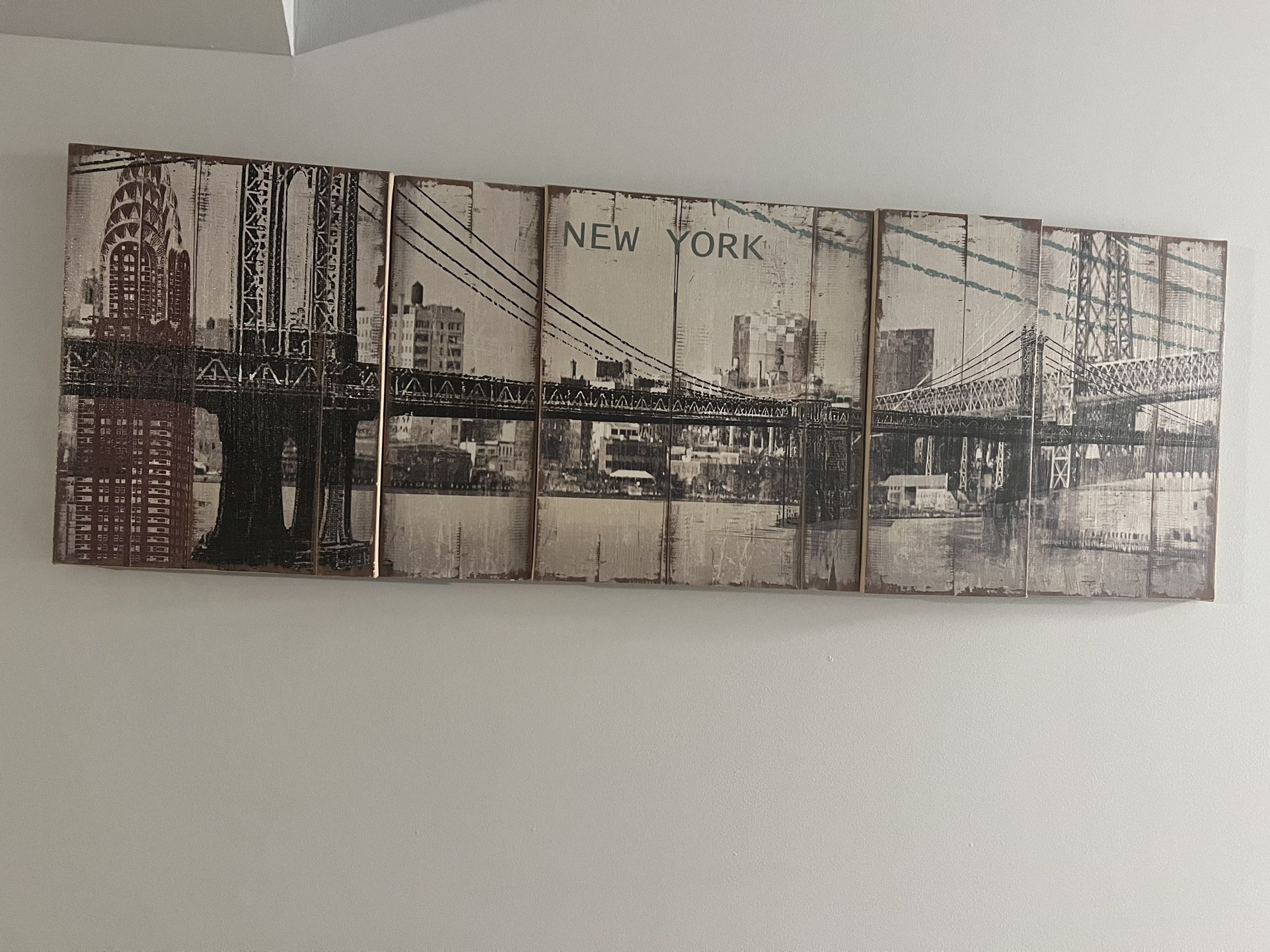 3 Piece Sectioned Wall Art