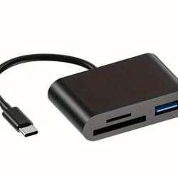 Type-C SD Card Reader Adapter - COLOR AVAILABLE (BLACK)