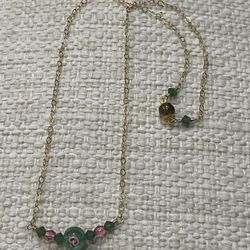 ❤️ Beaded Necklace. Glass And Swarovski Crystals❤️