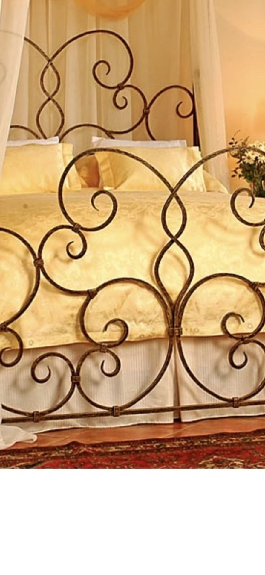 Claudio Rayes Iron Bed Queen Size