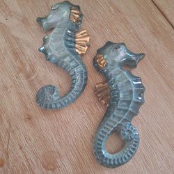 Vintage Seahorses wall decor