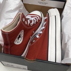 Converse - Chuck Taylor All Star Lift  High Tops Women’s Size 7 Ritual Red