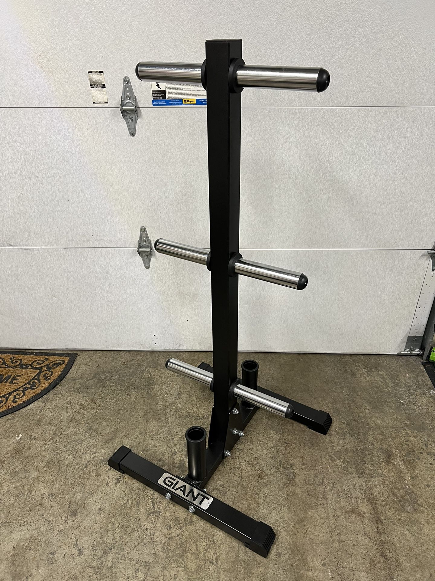 Giant Lifting Weight Trees Plate Storage 