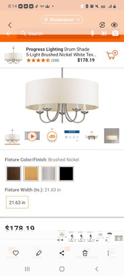 Progres Lighting 5 Luses New 