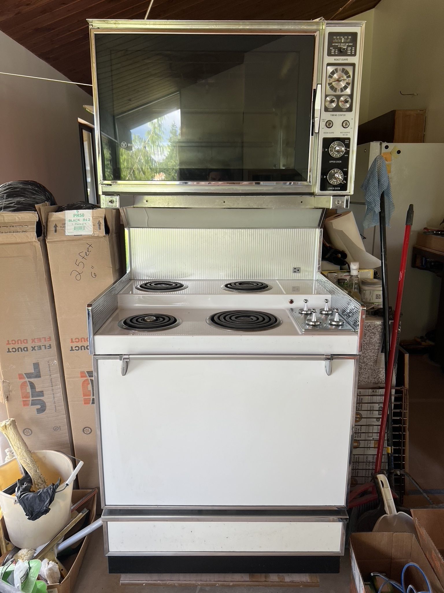 Vintage Westinghouse Continental Double Oven And Range