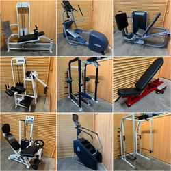 Tons of Commercial Gym Equipment- Squat Rack, Functional Trainer, Weight Bench, Leg Press, Dumbbell Etc