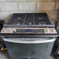 Whirlpool Slide-in Convectional Stainless Steel 5 Burner Gas Stove Range Estufa 