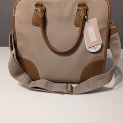 Prada Canvas Convertible Canapa Tote