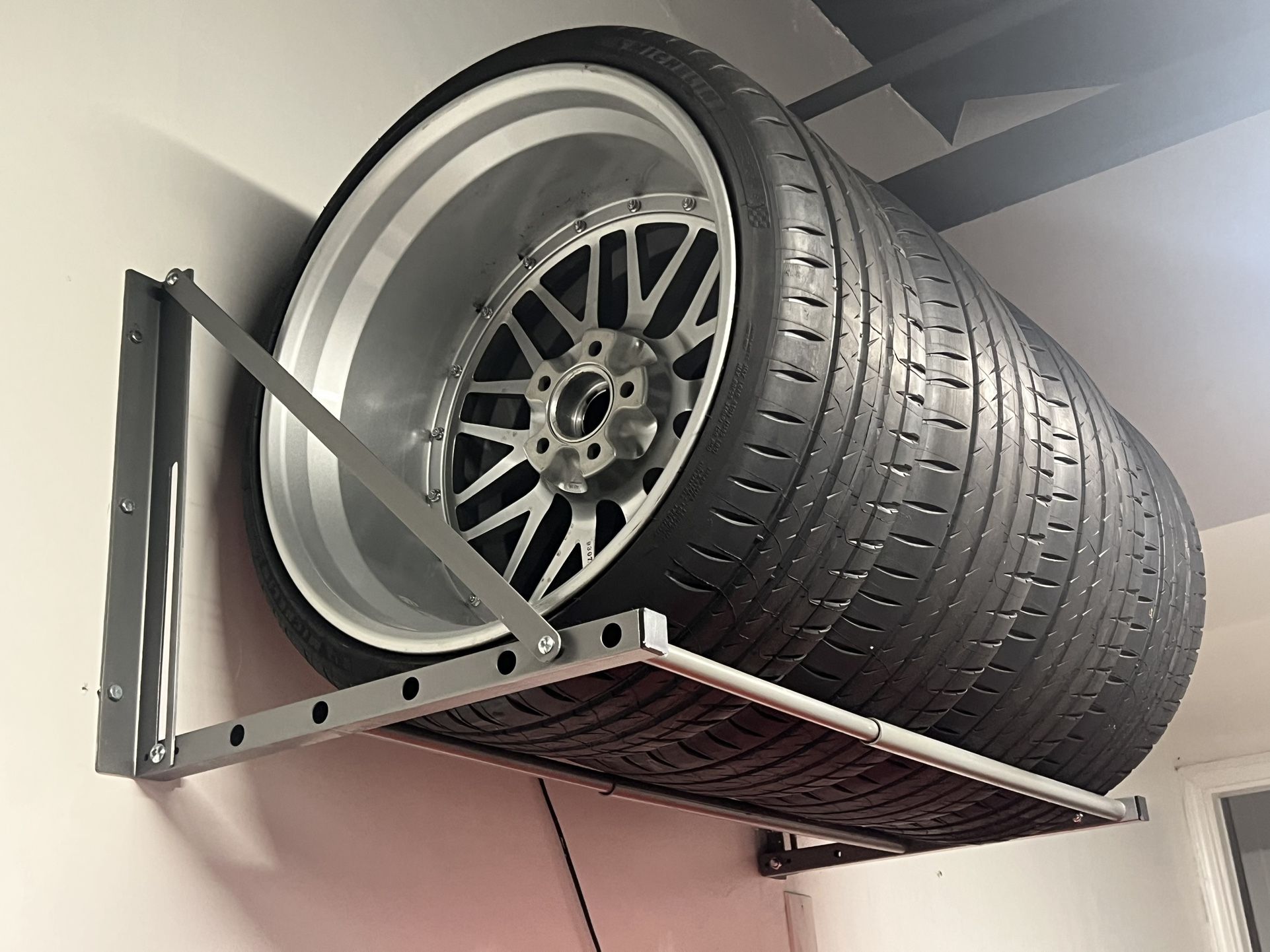 Wall Mount Tire Storage (32” To 48”)