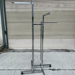 Heavy Duty Chrome Clothes Display Rack
