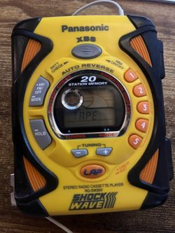 TESTED Panasonic SHOCK WAVE XBS RQ-SW35V Stereo Radio Cassette Deck Player