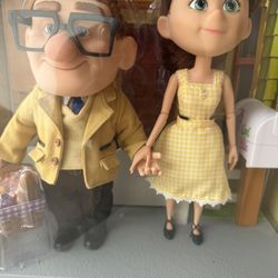 !Brand New Disney Pixar Carl And Ellie UP Limited Edition Doll Set