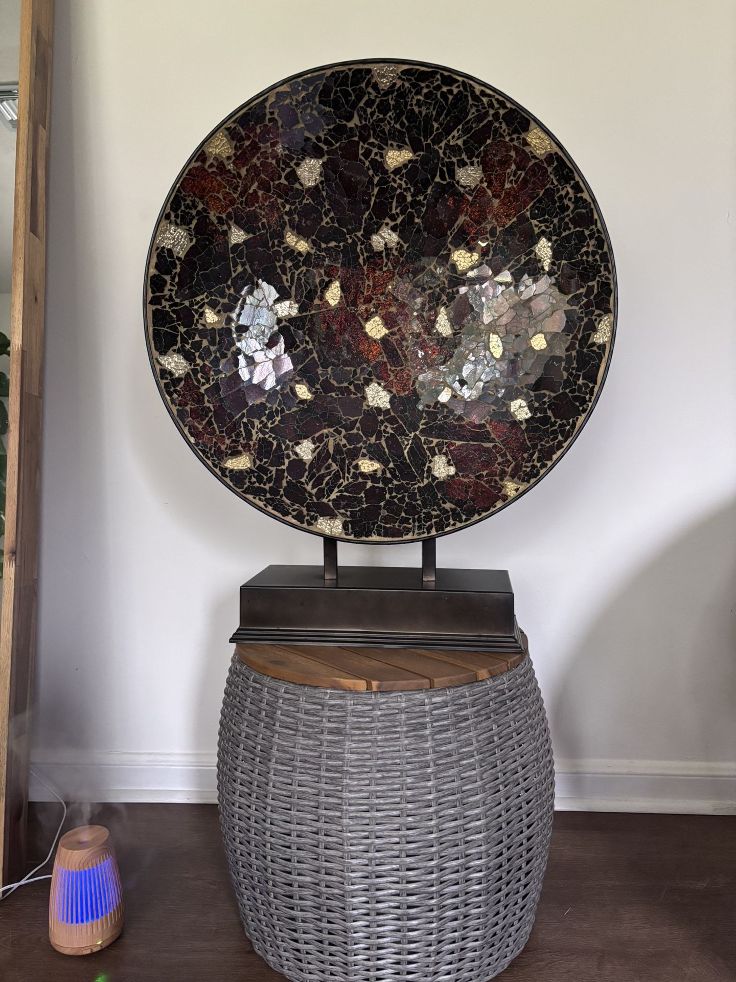 Large Mosaic Plate With Stand
