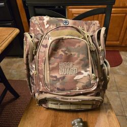 Like New Kentucky National Guard Backpack And Military Grade Flashlight. "CHECK OUT MY PAGE FOR MORE DEALS "