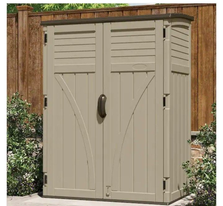 Sun Cast 2 ft. 8 in. x 4 ft. 5 in. x 6 ft. Large Vertical Storage Shed