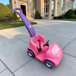 Step2 Pink Push Around Buggy Toddler Toy Cat with Seat Belt