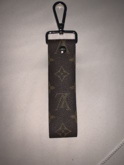 New Louis Vuitton Monogram Keychain- made from repurposed authentic LV bag
