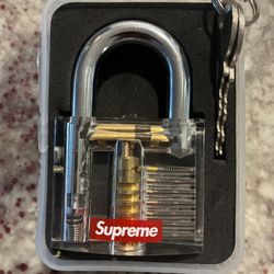 Supreme Transparent Padlock – Collectible / Display Piece 