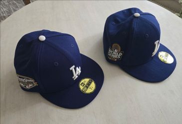 Dodgers World Series 2024 And 2025 Baseball Hats/ Caps size 7-1/8. Brand New