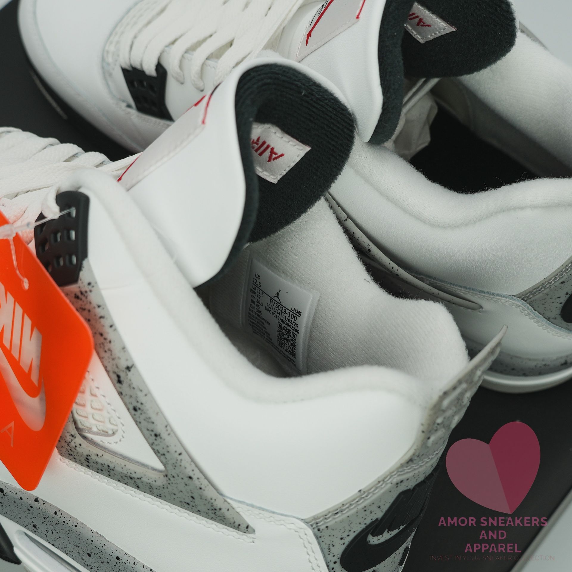 Jordan 4 Retro White Cement (2025) Size 12.5