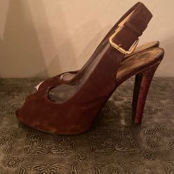 BCBG Brown Heels Size 9