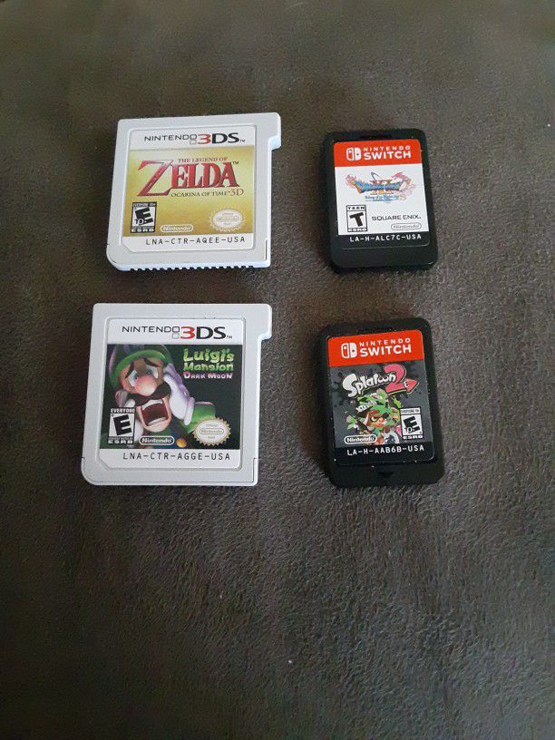 Nintendo Switch And 3ds Games
