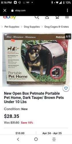 Fold up dog bed