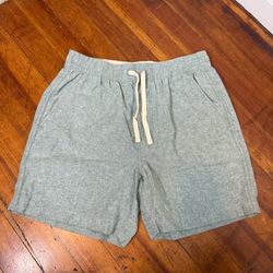 J. Crew Light Heather Gray Knit Drawstring Shorts