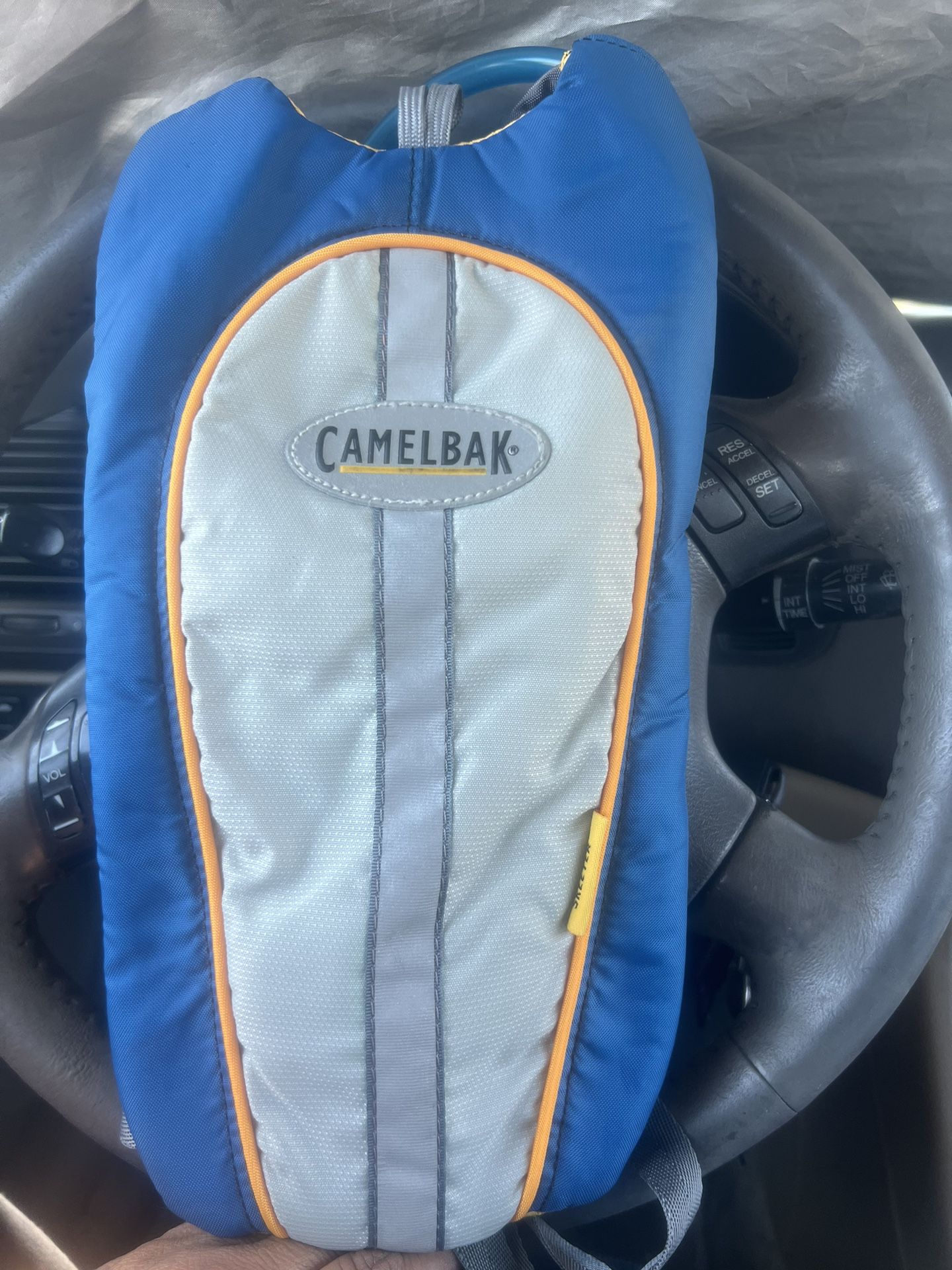 Camelbak Rocket Hydration Pack Backpack Blue & Yellow Trim