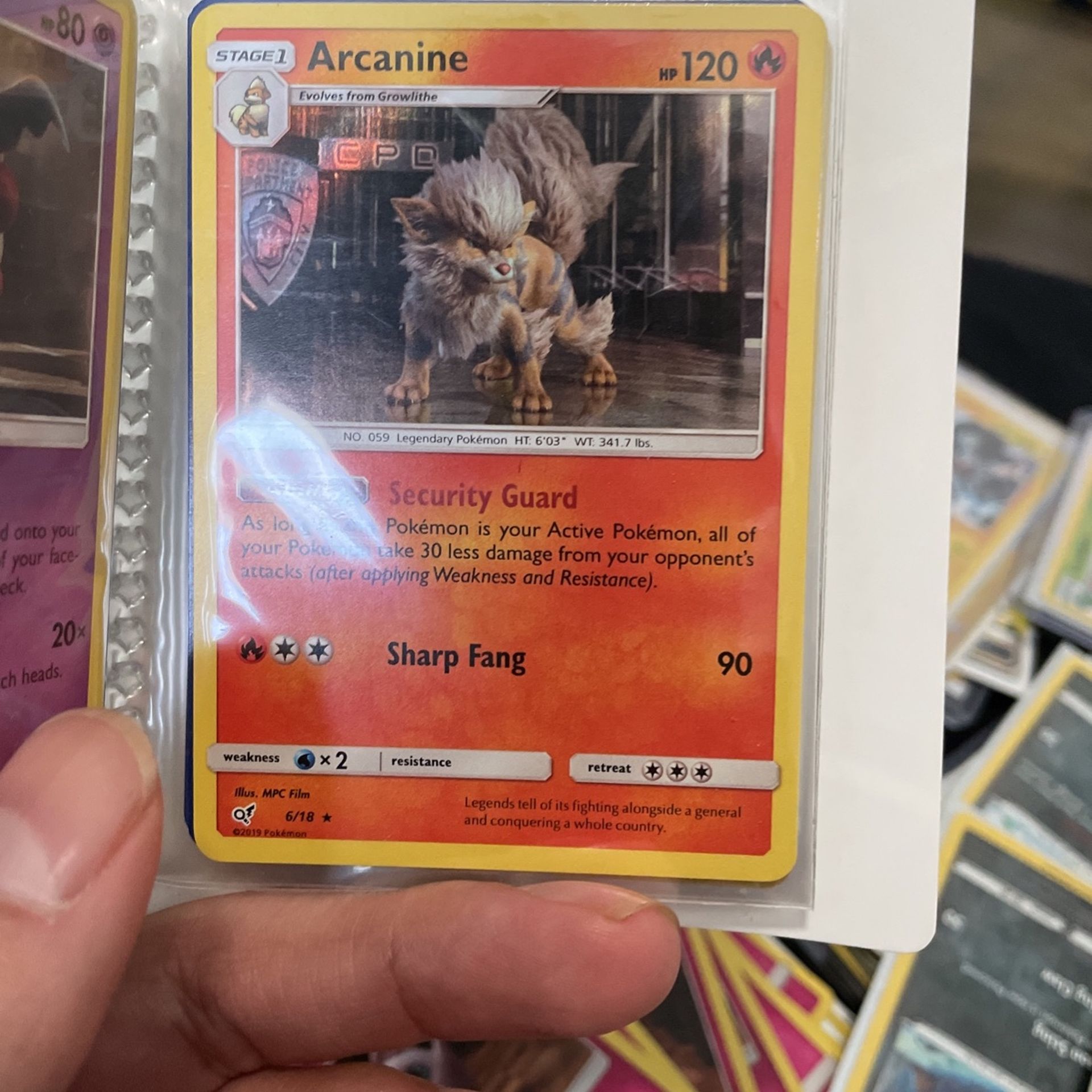 Pokémon Card Arcanine