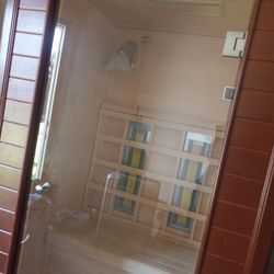 TheraSauna ,The Original Patented,  Dry Infrared Health Sauna, Brown  42 Inch By 6 Foot 2inch High 