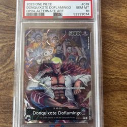 Psa 10 Donquixote Doflamingo Alt Art