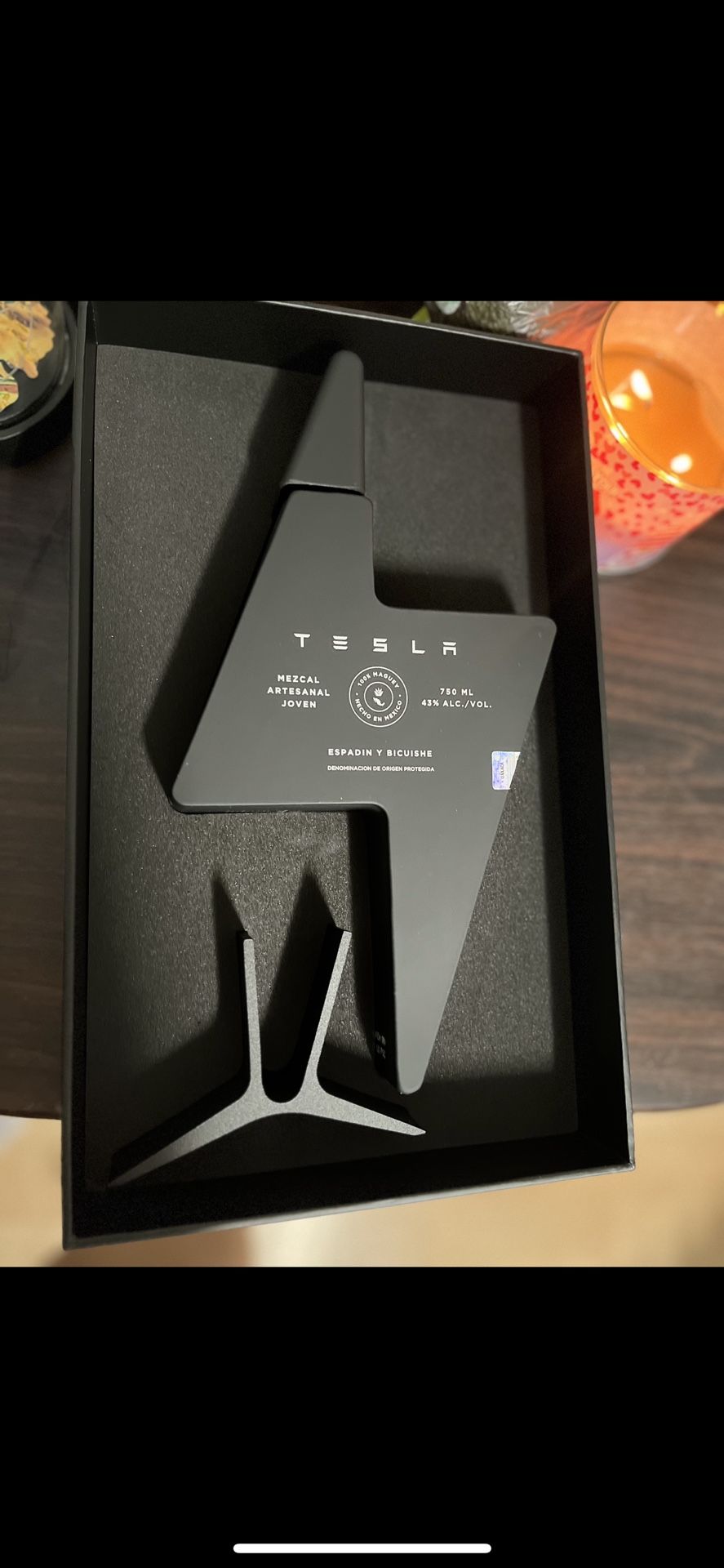 Tesla mezcal Limited Edition