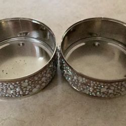 Bath and Body Works Pearls & Gems 3 Wick Candle Holders