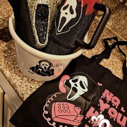 Ghost Face Scream Bucket Basket
