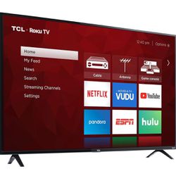 TCL Roku 55” smart TV class 4-series 4K UHD HDR