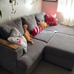 Living Spaces Sectional 