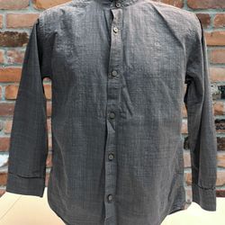 Calvin Klein Jeans Men’s XL Long Sleeve Button-Up Shirt - Charcoal Gray