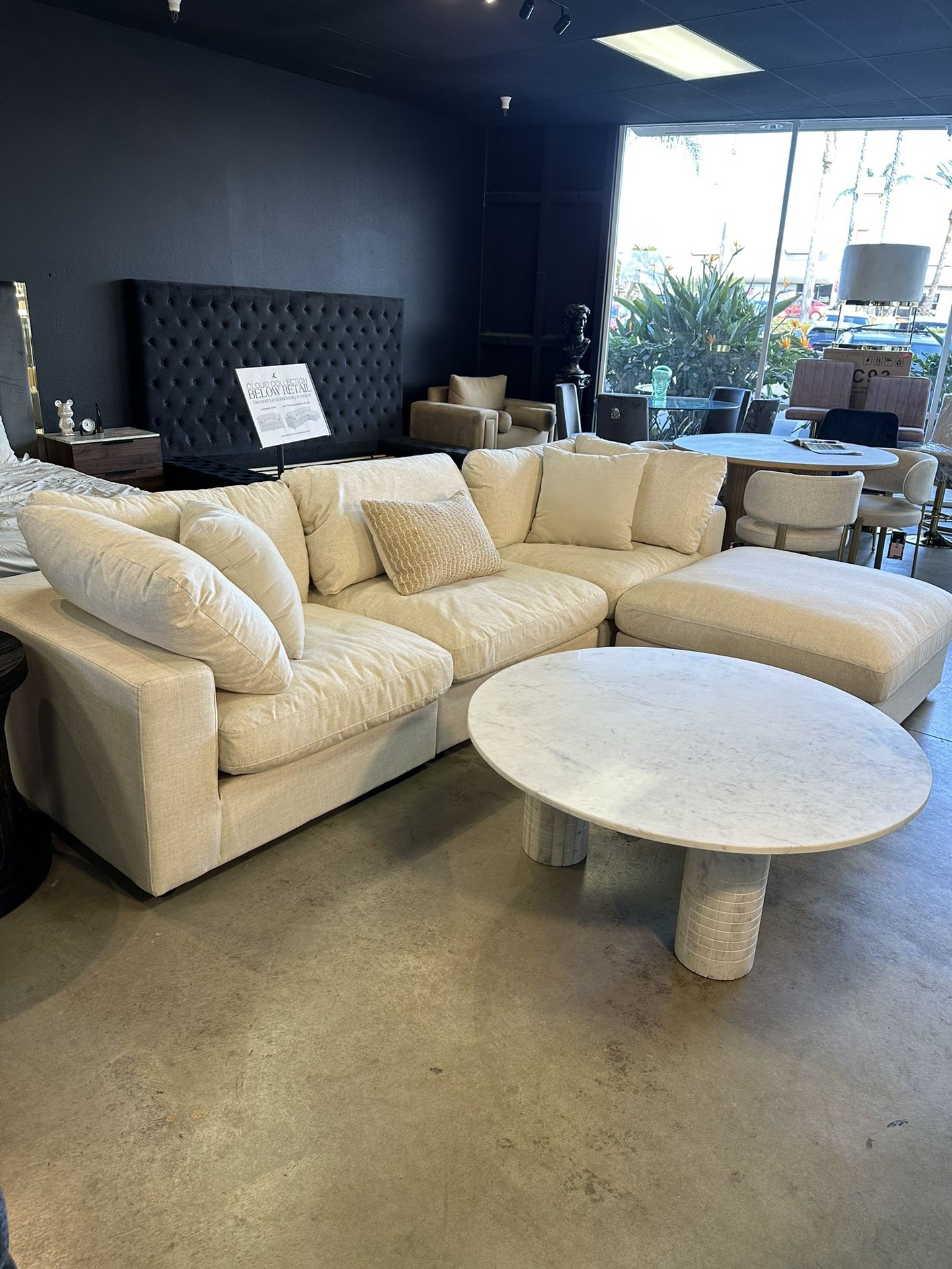 Modular “Cloud” Sofa Chaise