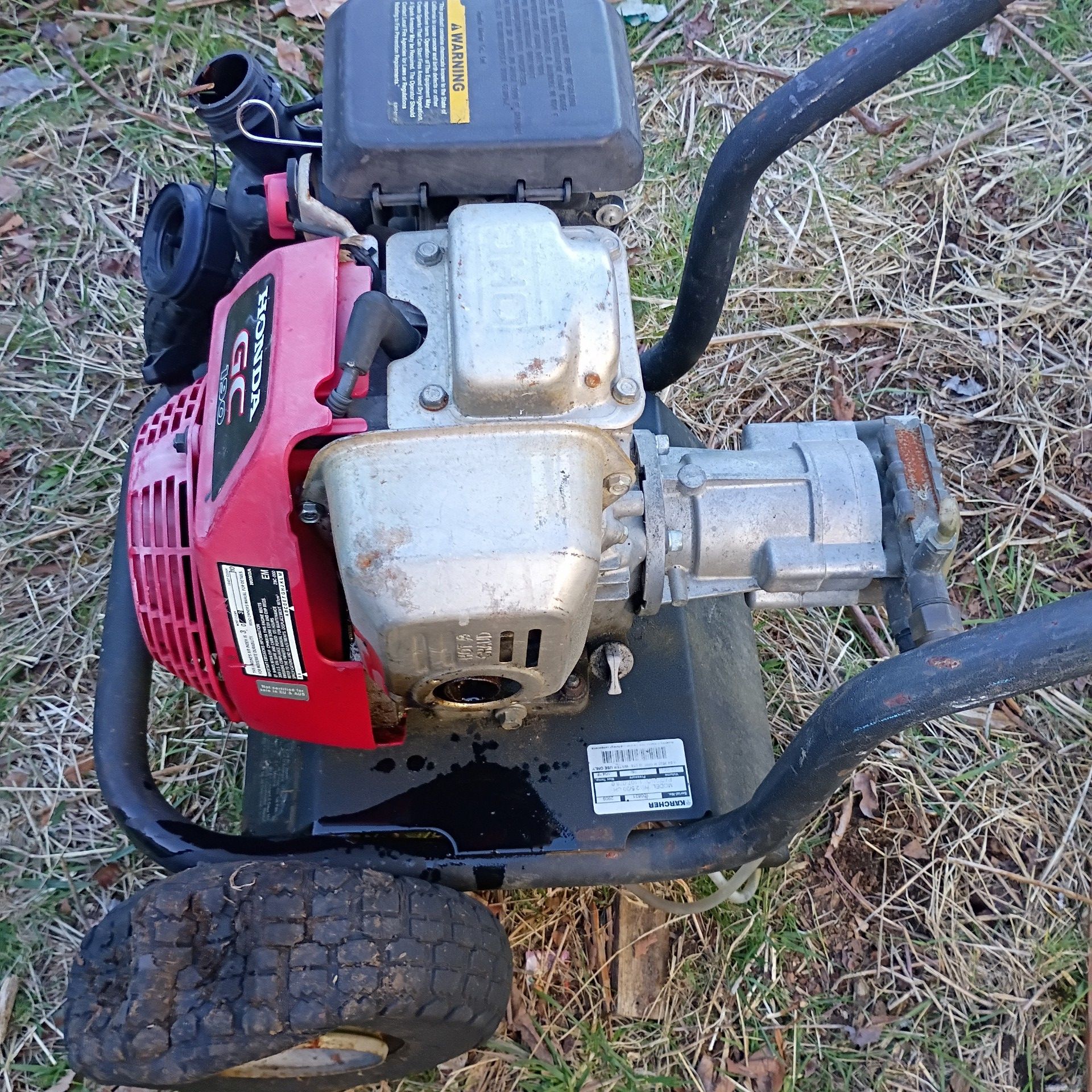 Pressure Washer — $60— Honda GC190 — Missing Parts ,Cash only