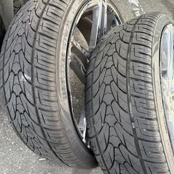 26’s Dubs with Lexanii tires