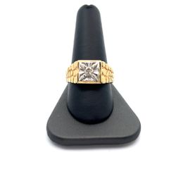 Men’s Diamond Nugget Ring (0.25 CTW) – Size 12 – Ask for David